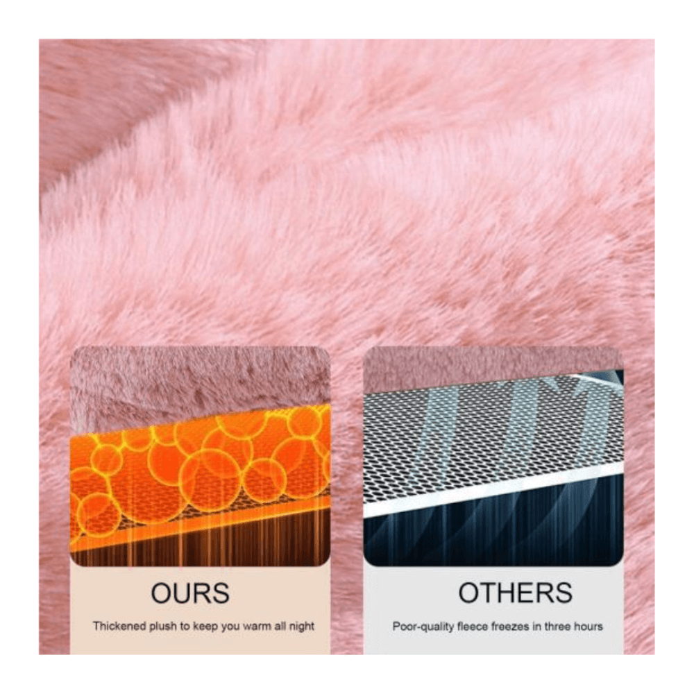 กระเป๋าน้ำร้อน พร้อมปลอกผ้านุ่ม ขนาด 2000 ML ABLOOM สีชมพู